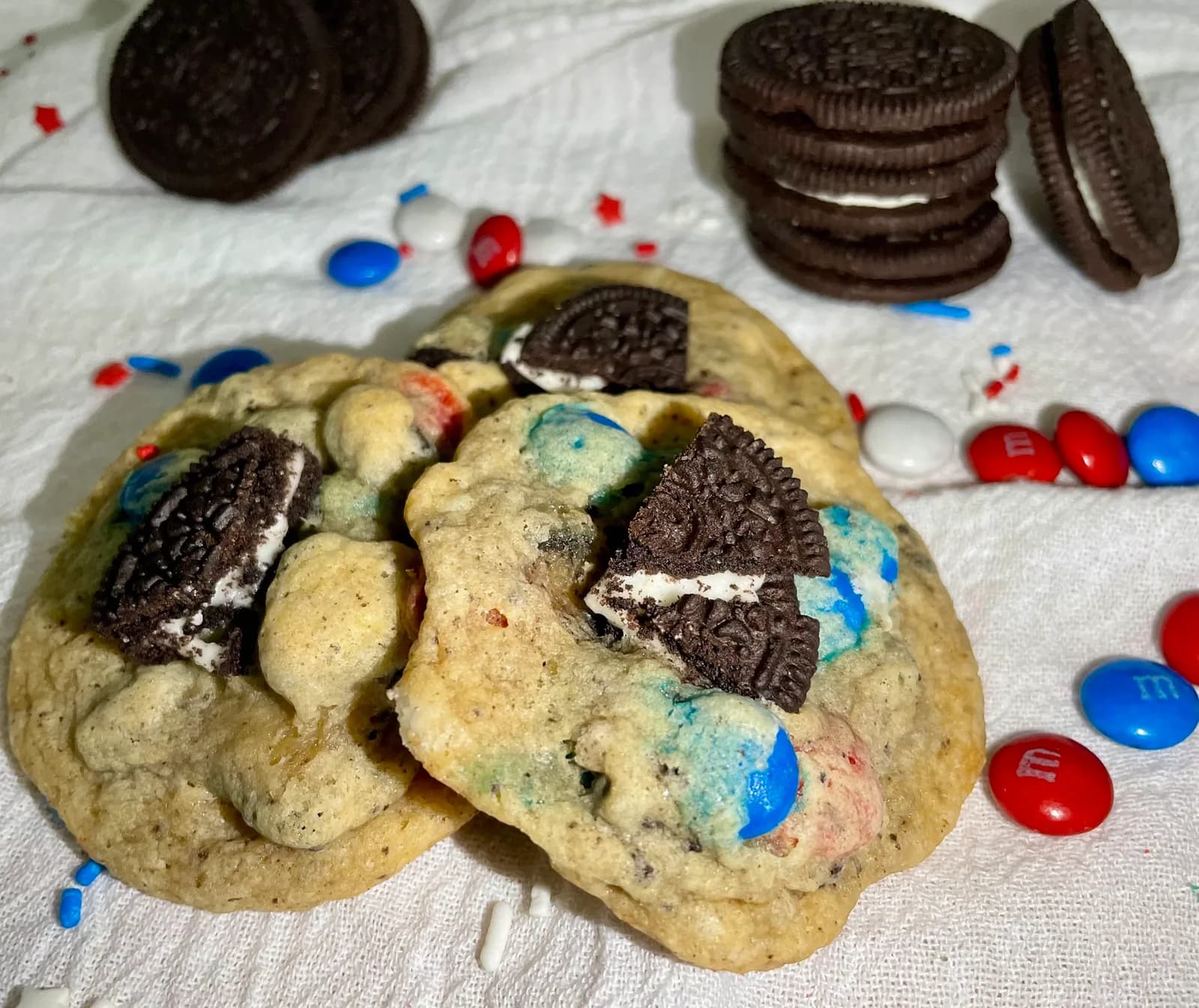 Oreo M&M Cookies